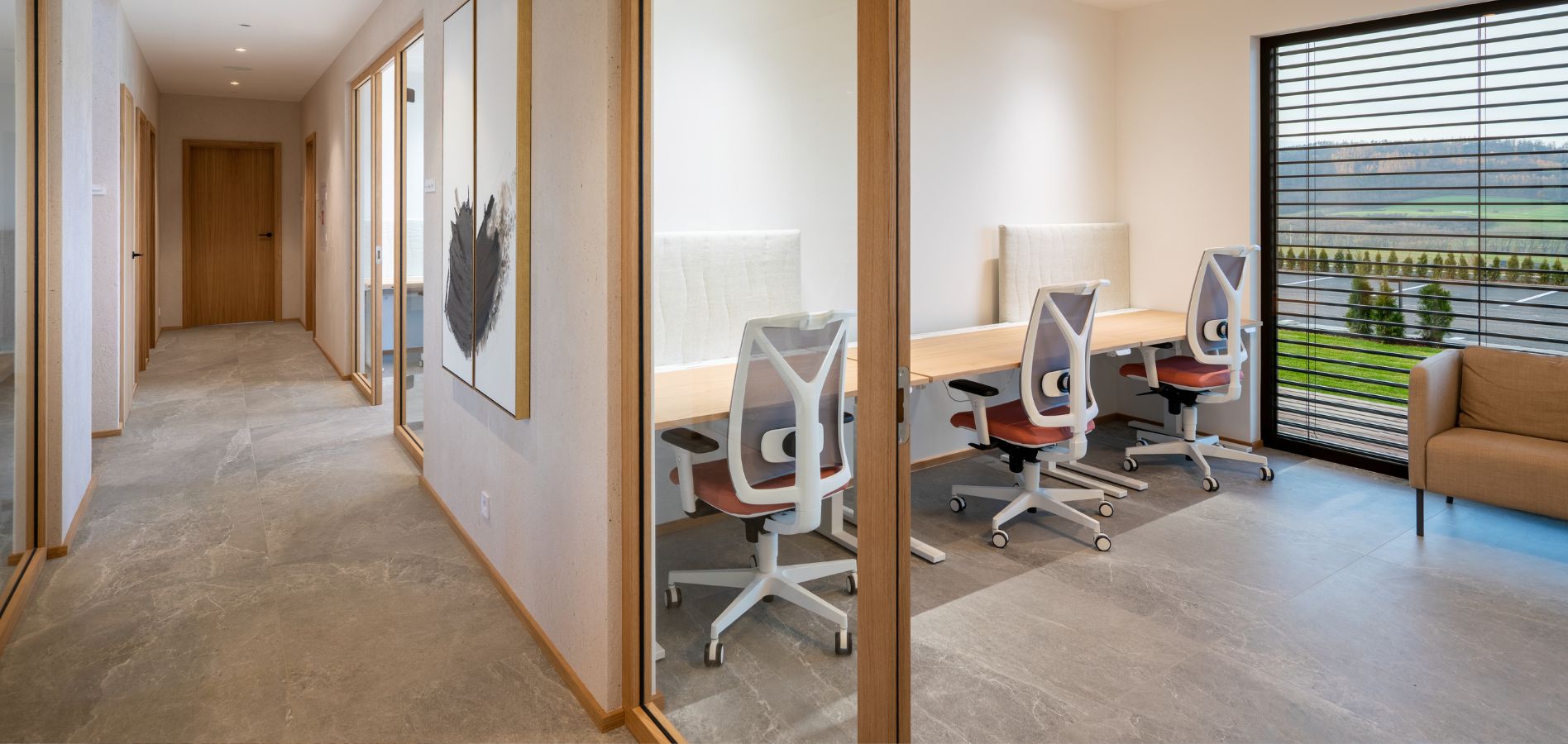 Nové sídlo a kanceláře firmy Lucern Dřevostavby s.r.o.